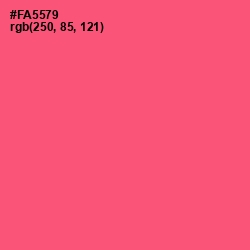 #FA5579 - Wild Watermelon Color Image
