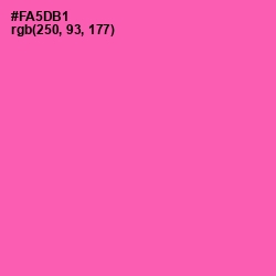 #FA5DB1 - Brilliant Rose Color Image