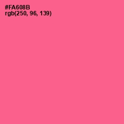 #FA608B - Froly Color Image