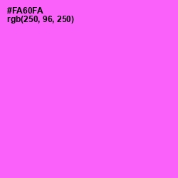 #FA60FA - Pink Flamingo Color Image