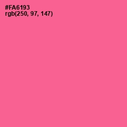 #FA6193 - Froly Color Image