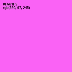 #FA61F5 - Pink Flamingo Color Image