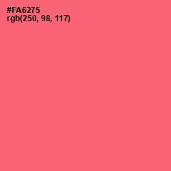 #FA6275 - Brink Pink Color Image