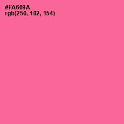 #FA669A - Froly Color Image
