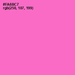 #FA6BC7 - Orchid Color Image