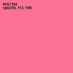 #FA7194 - Froly Color Image