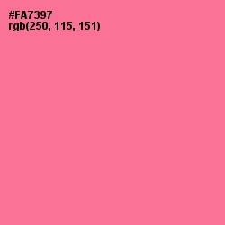 #FA7397 - Froly Color Image