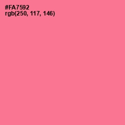 #FA7592 - Froly Color Image