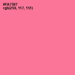 #FA7597 - Froly Color Image