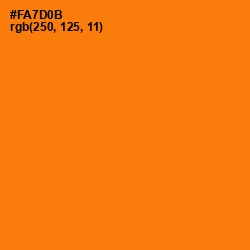 #FA7D0B - Sorbus Color Image