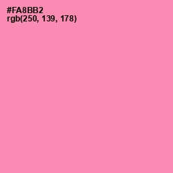 #FA8BB2 - Mauvelous Color Image