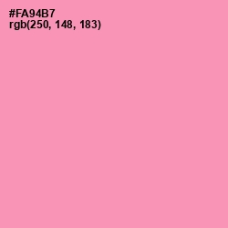 #FA94B7 - Wewak Color Image