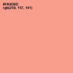 #FA9D8D - Vivid Tangerine Color Image
