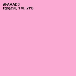 #FAAAD3 - Lavender Pink Color Image