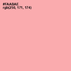 #FAABAE - Cornflower Lilac Color Image