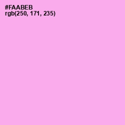 #FAABEB - Lavender Rose Color Image