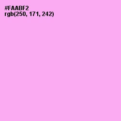 #FAABF2 - Lavender Rose Color Image