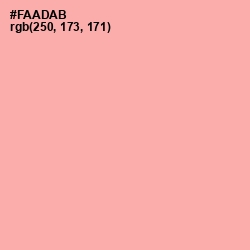 #FAADAB - Cornflower Lilac Color Image
