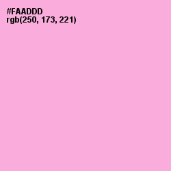 #FAADDD - Lavender Pink Color Image