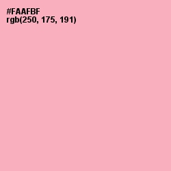 #FAAFBF - Sundown Color Image