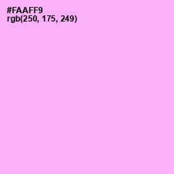 #FAAFF9 - Lavender Rose Color Image