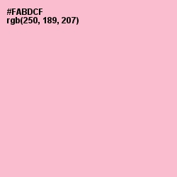 #FABDCF - Cotton Candy Color Image