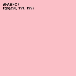 #FABFC7 - Cotton Candy Color Image