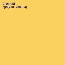 #FAD05E - Dandelion Color Image