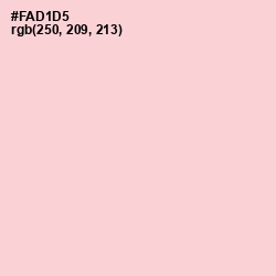 #FAD1D5 - Pastel Pink Color Image