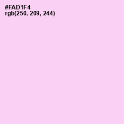 #FAD1F4 - Pink Lace Color Image