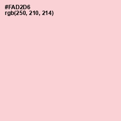 #FAD2D6 - Pastel Pink Color Image