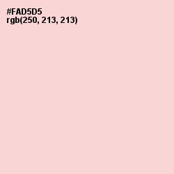 #FAD5D5 - Cosmos Color Image