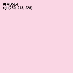 #FAD5E4 - Pig Pink Color Image