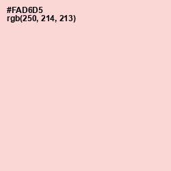 #FAD6D5 - Cosmos Color Image