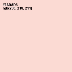 #FADAD3 - Peach Schnapps Color Image