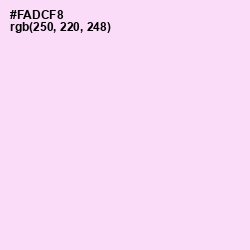 #FADCF8 - Pink Lace Color Image