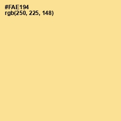 #FAE194 - Golden Glow Color Image