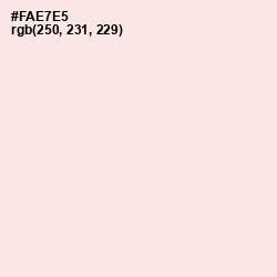 #FAE7E5 - Pot Pourri Color Image