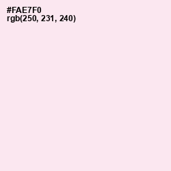 #FAE7F0 - Pale Rose Color Image