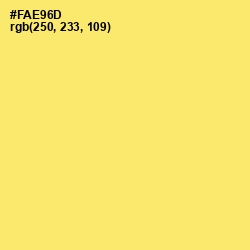 #FAE96D - Festival Color Image