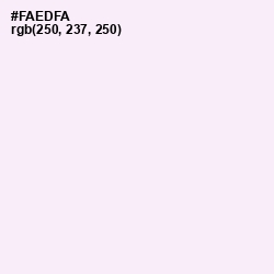 #FAEDFA - Amour Color Image