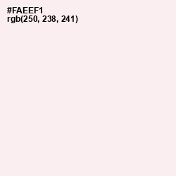 #FAEEF1 - Amour Color Image