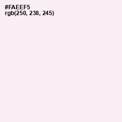 #FAEEF5 - Amour Color Image