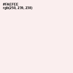 #FAEFEE - Fair Pink Color Image