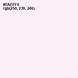 #FAEFF6 - Amour Color Image