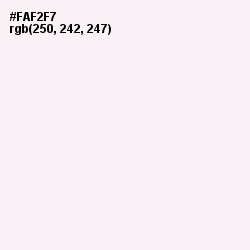 #FAF2F7 - Lavender blush Color Image