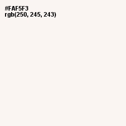 #FAF5F3 - Spring Wood Color Image