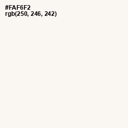 #FAF6F2 - Spring Wood Color Image