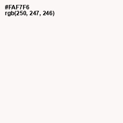 #FAF7F6 - Rose White Color Image
