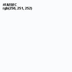 #FAFBFC - Alabaster Color Image